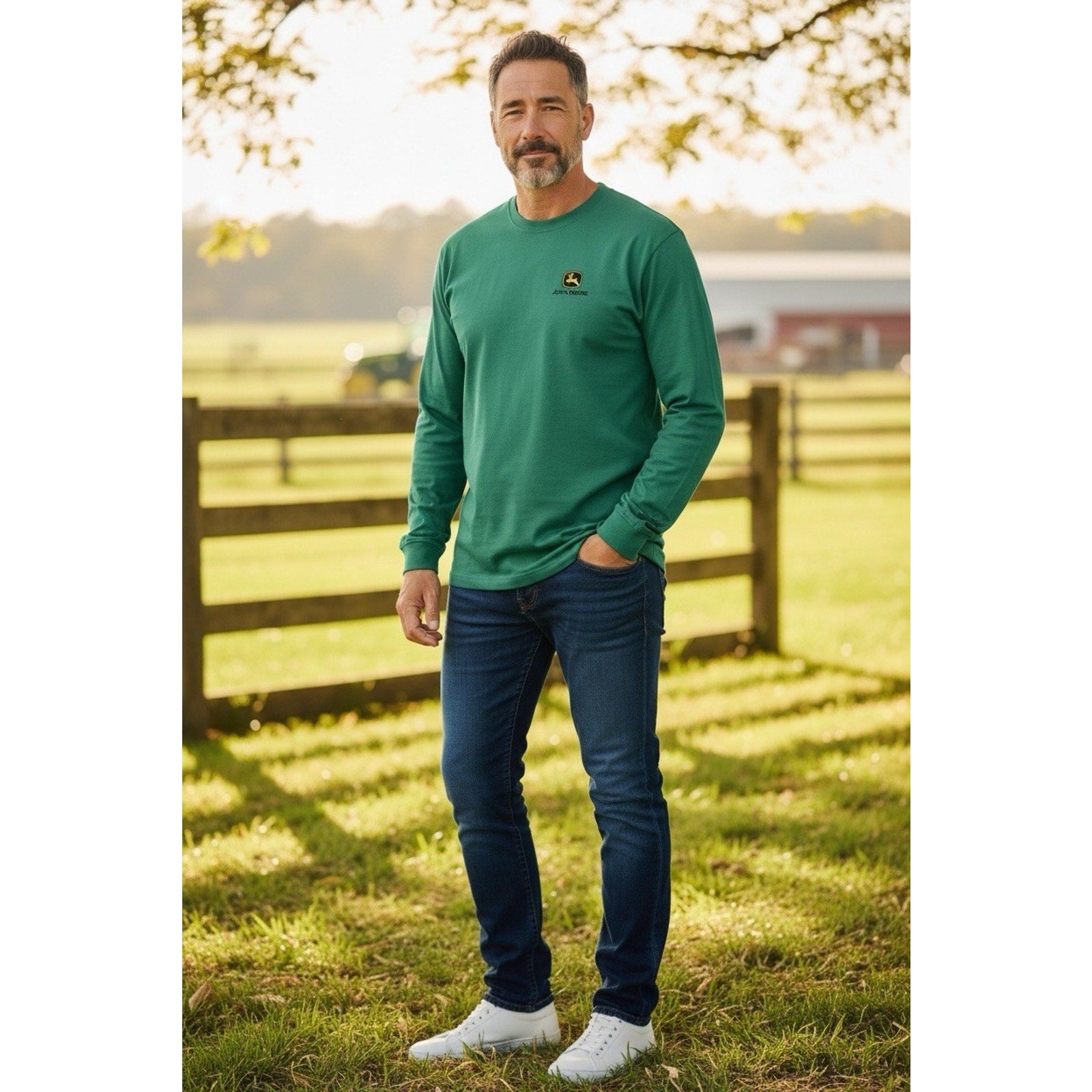 John Deere Long Sleeve Men’s Shirt