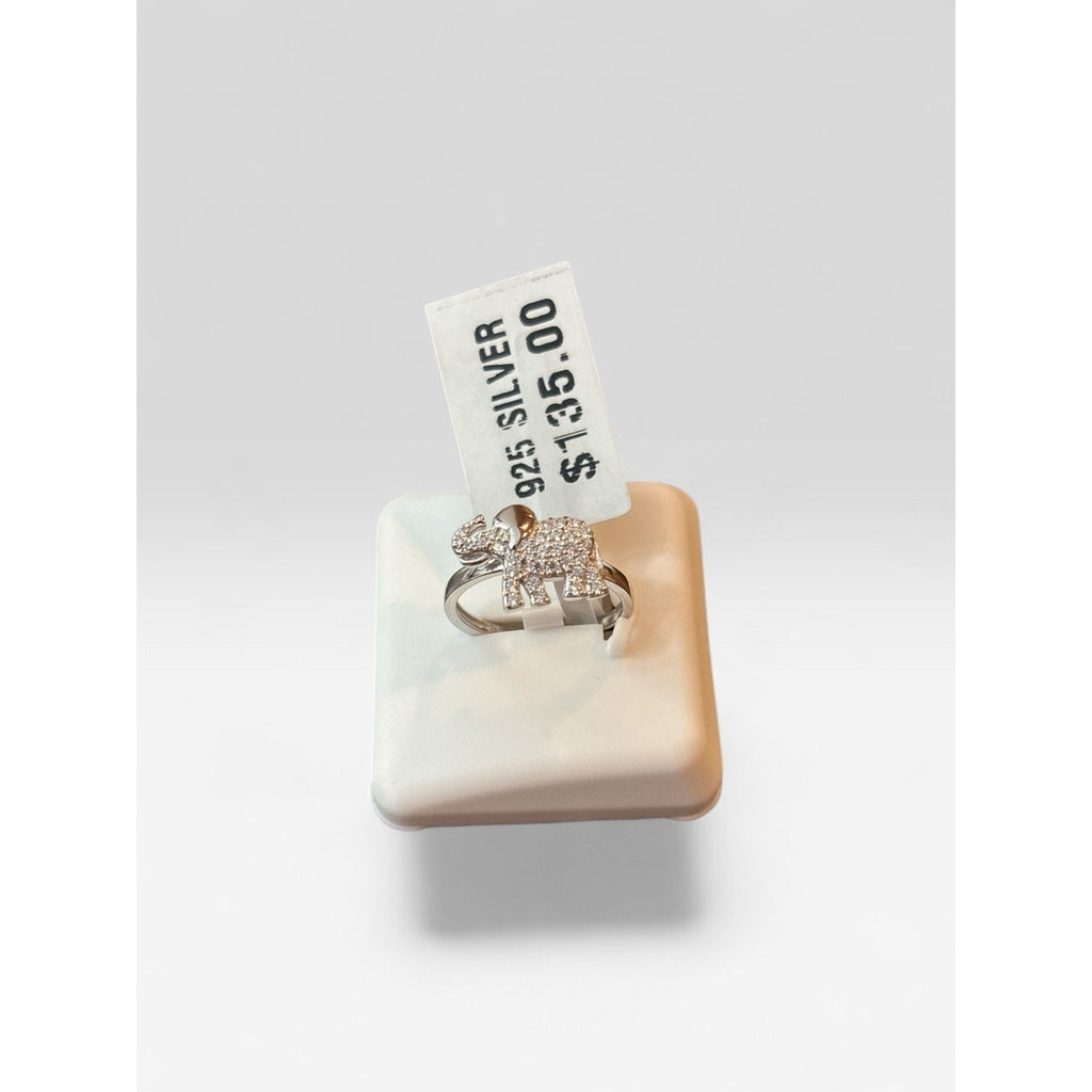 925 Sterling Silver Elephant Ring Sizes 6, 7, 8 Women