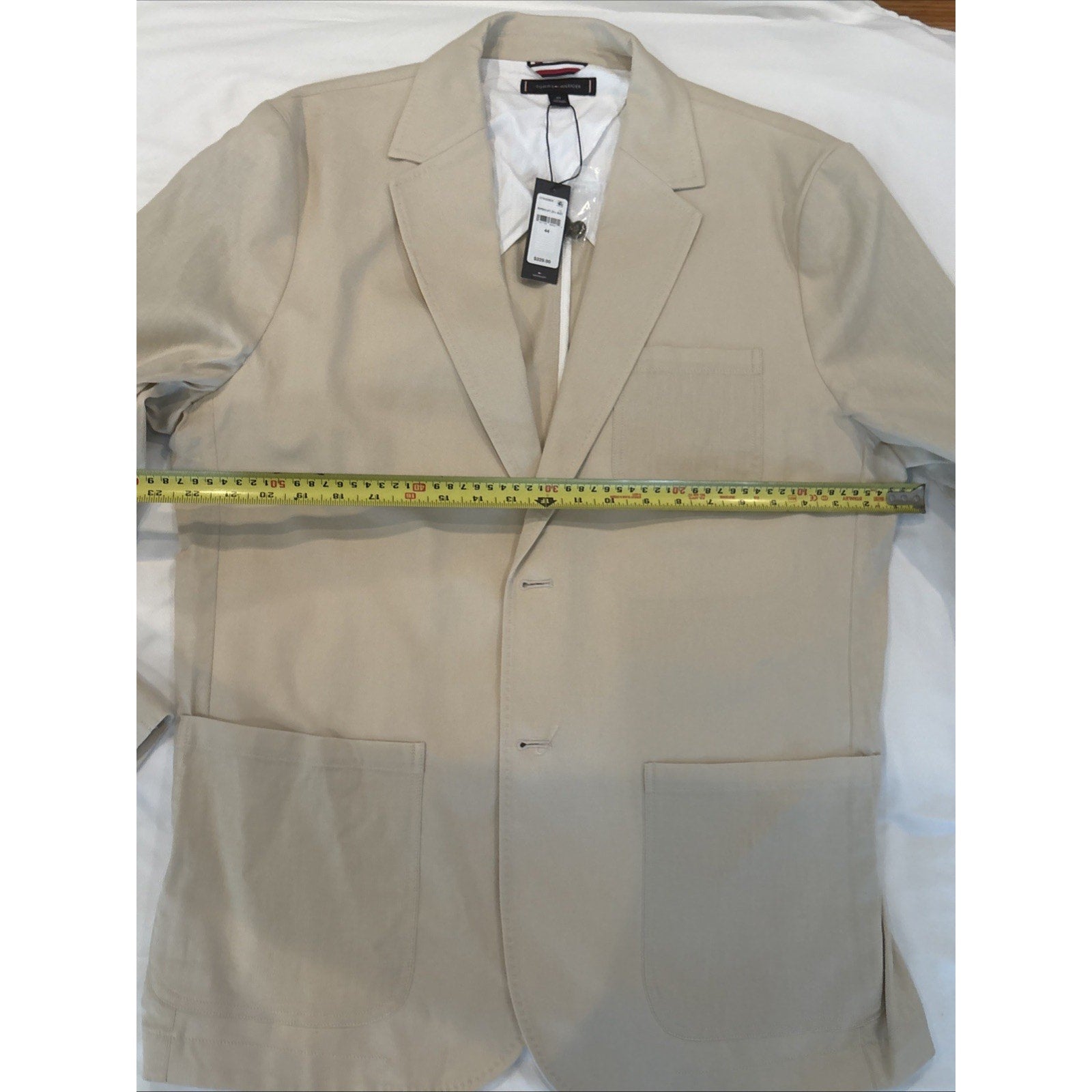 Tommy Hilfiger Men’s Blazer 44R Sport Coat NWT Classic Fit Cotton Jacket