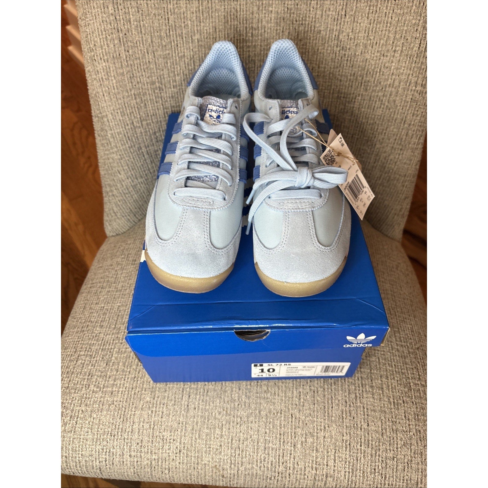 Adidas SL72 RS Sky Blue Scarlet Size 10 Men - Argentina Colors World Cup