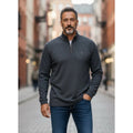 Dockers Men's Gray Knit 1/4 Zip High Neck Pullover Sweater Size XXL