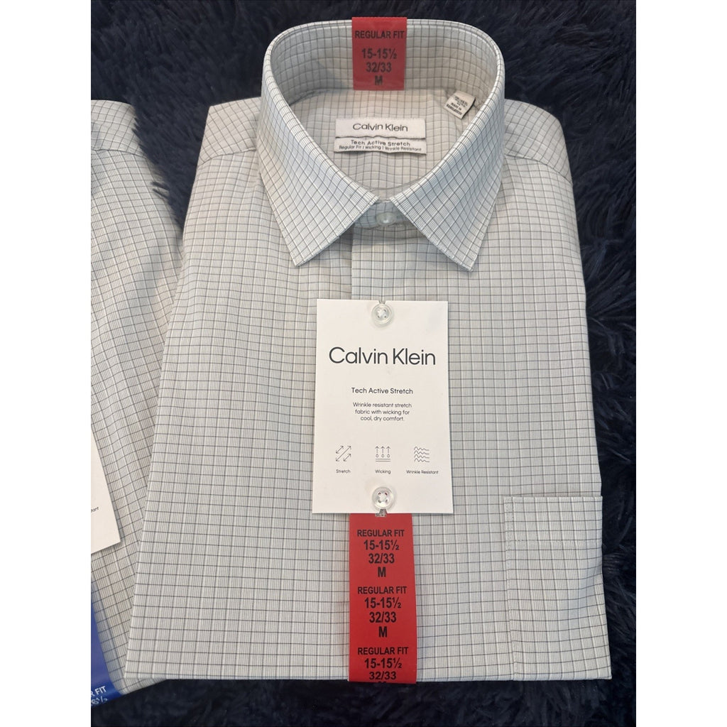 Calvin Klein Men’s Dress Shirts - New with Tags Regular Fit
