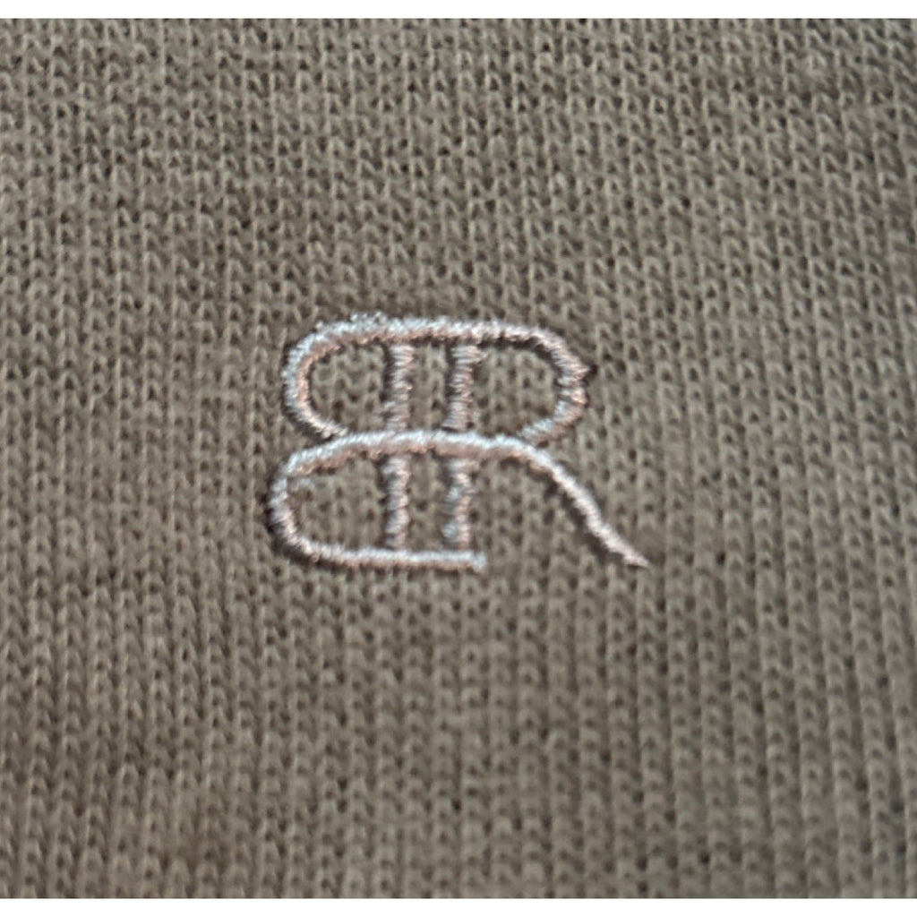 Banana Republic Men's Green Knit 1/4 Zip Mock Neck Pullover Sweater Size M