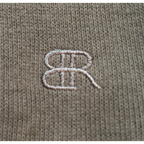 Banana Republic Men's Green Knit 1/4 Zip Mock Neck Pullover Sweater Size M