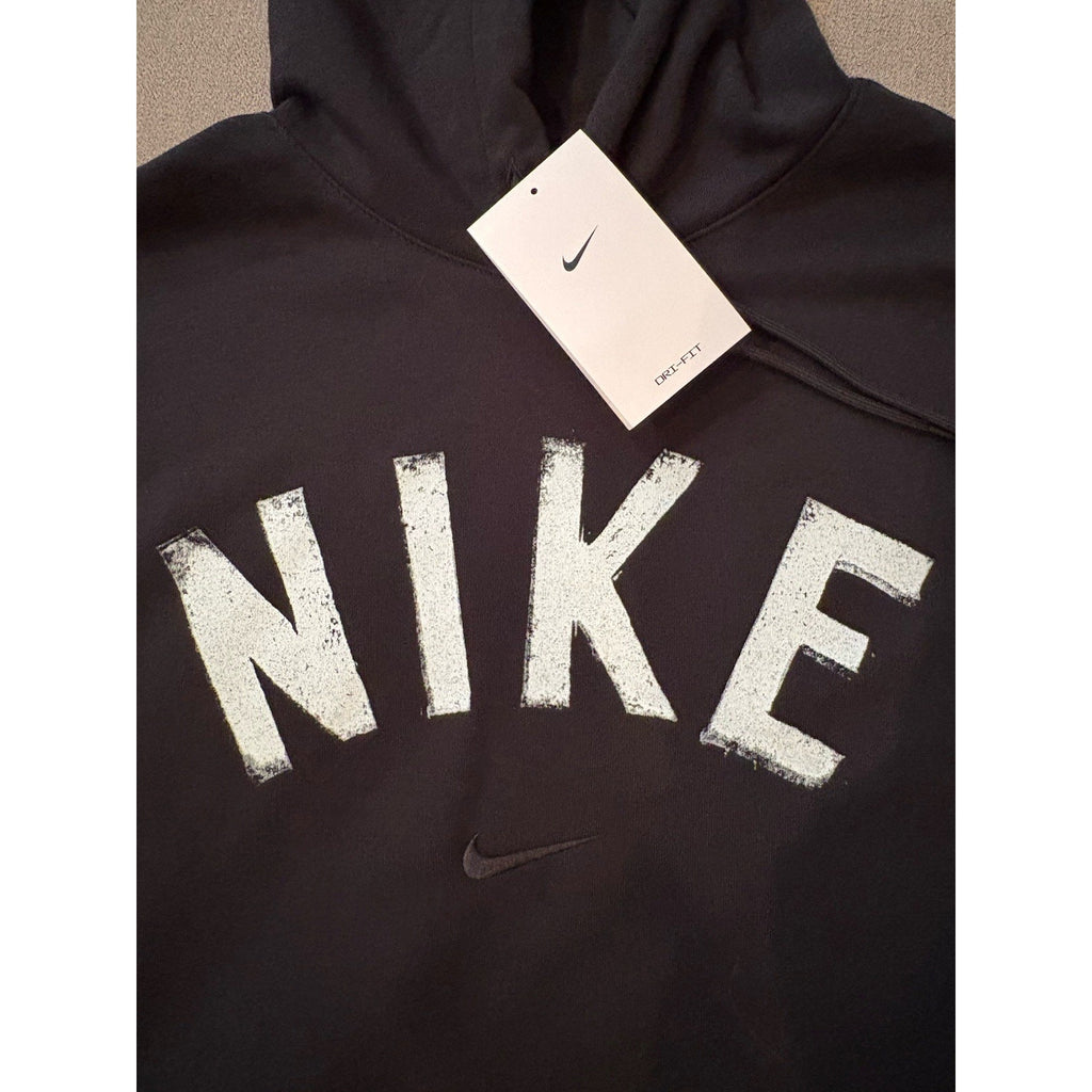 Nike Men's Black Pullover Hoodie Large NIKE Logo Kangaroo Pocket NWT