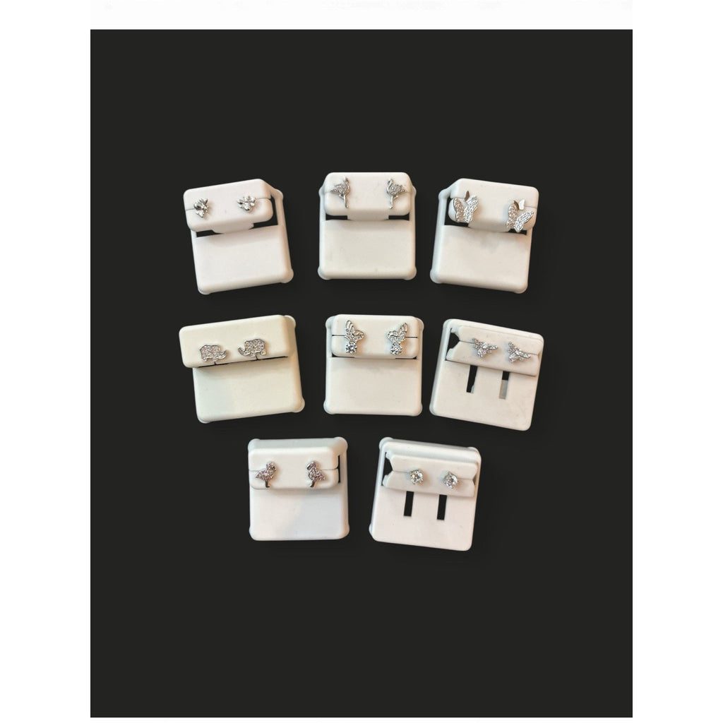 925 Sterling Silver Earnings (different styles); includes sheer gift bag
