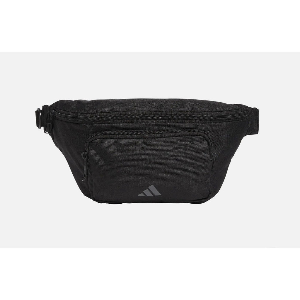 Adidas Waist Pack Black Hiking Adjustable Strap 2.5L Polyester 2 Pockets Unisex