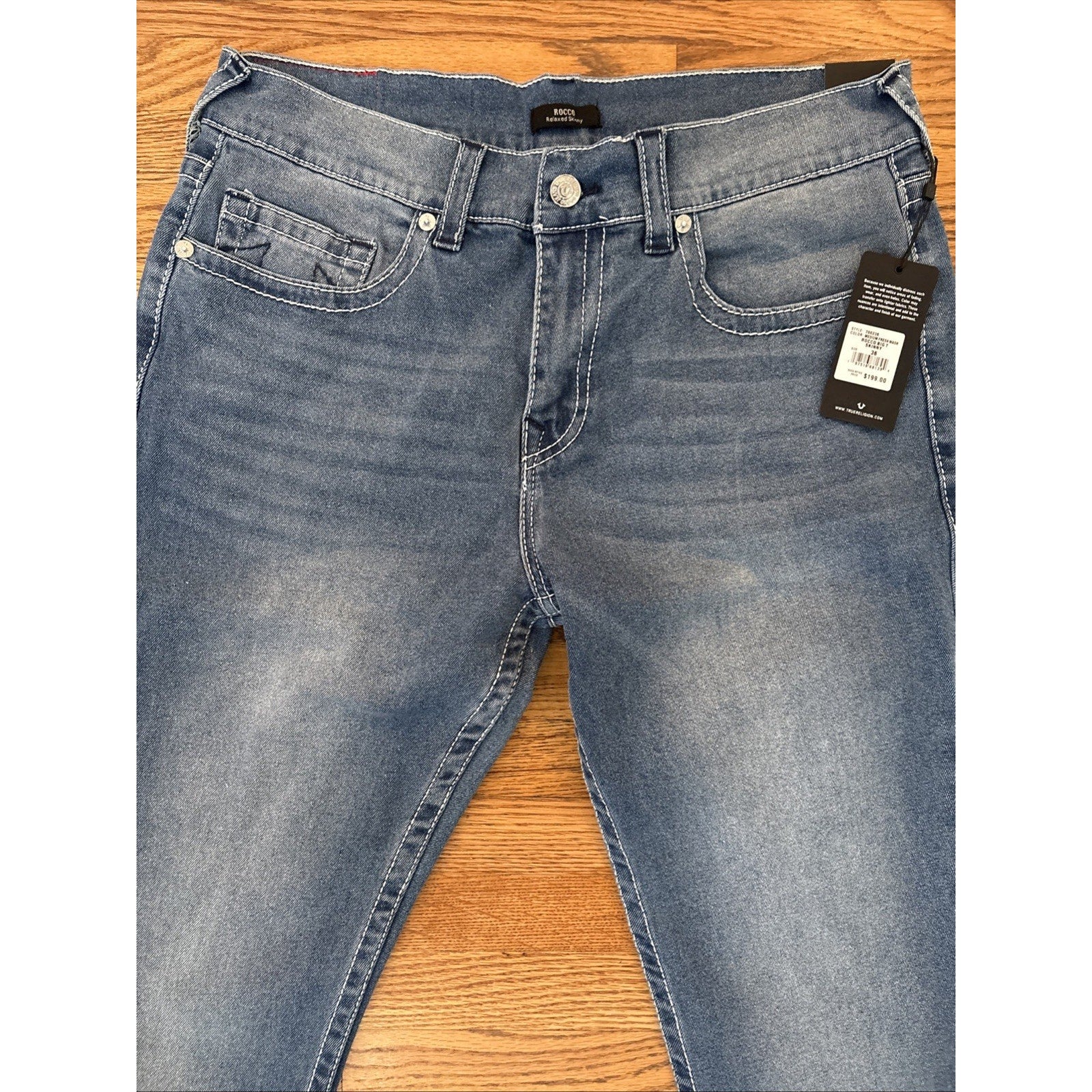 TRUE RELIGION MEN's ROCCO BIG T RELAXED SKINNY JEANS (New w/Tags; Various Sizes)