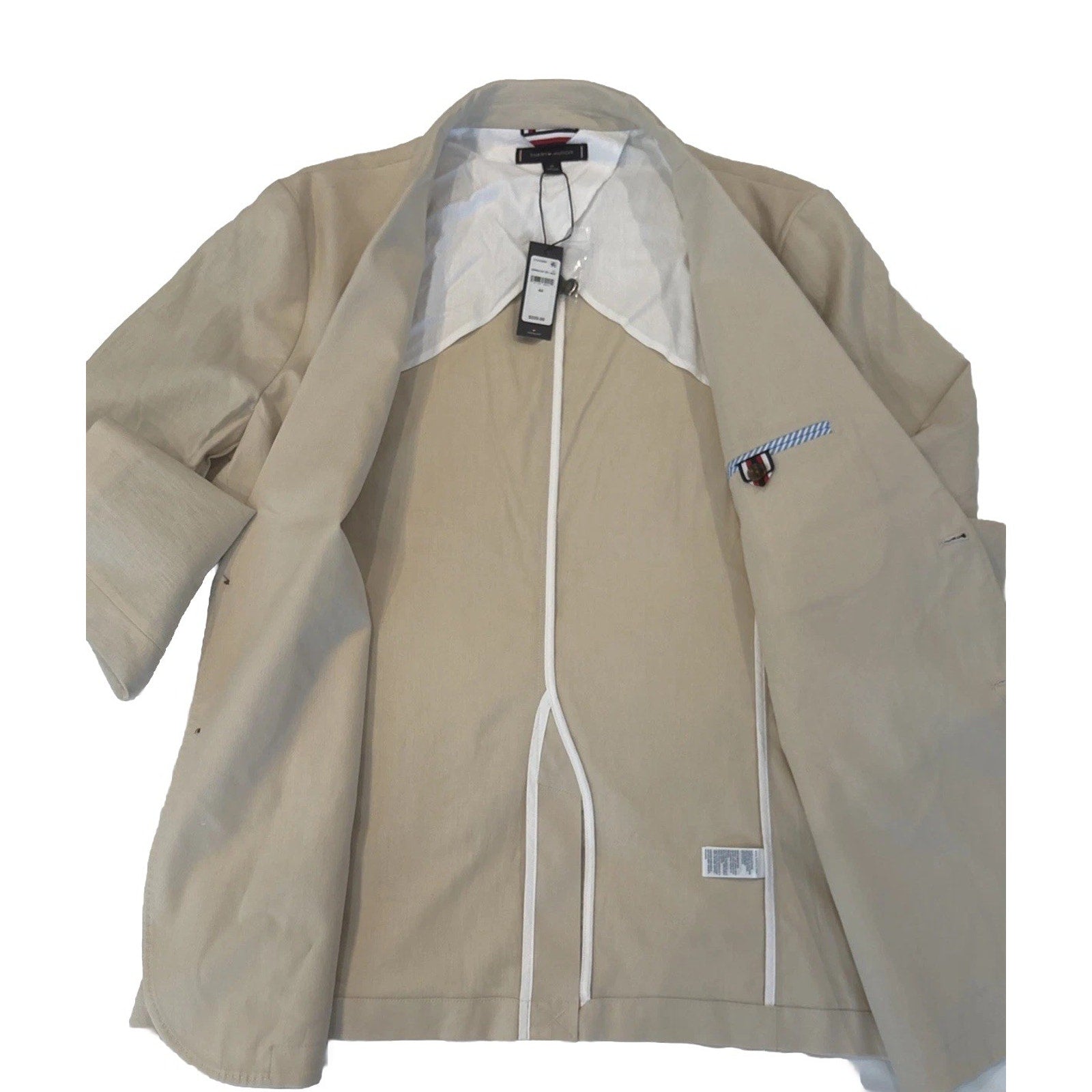 Tommy Hilfiger Men’s Blazer 44R Sport Coat NWT Classic Fit Cotton Jacket