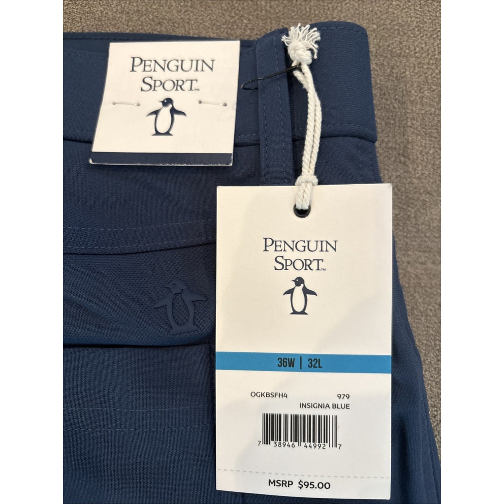 Penguin Sport Joggers-Blue NWT Men's Size Medium 36W x 32L