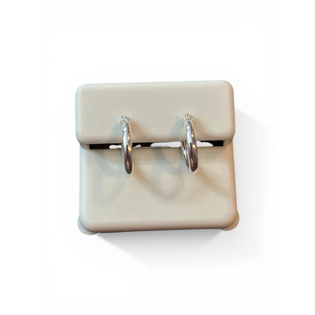 925 Sterling Silver Hoops Earrings Unisex
