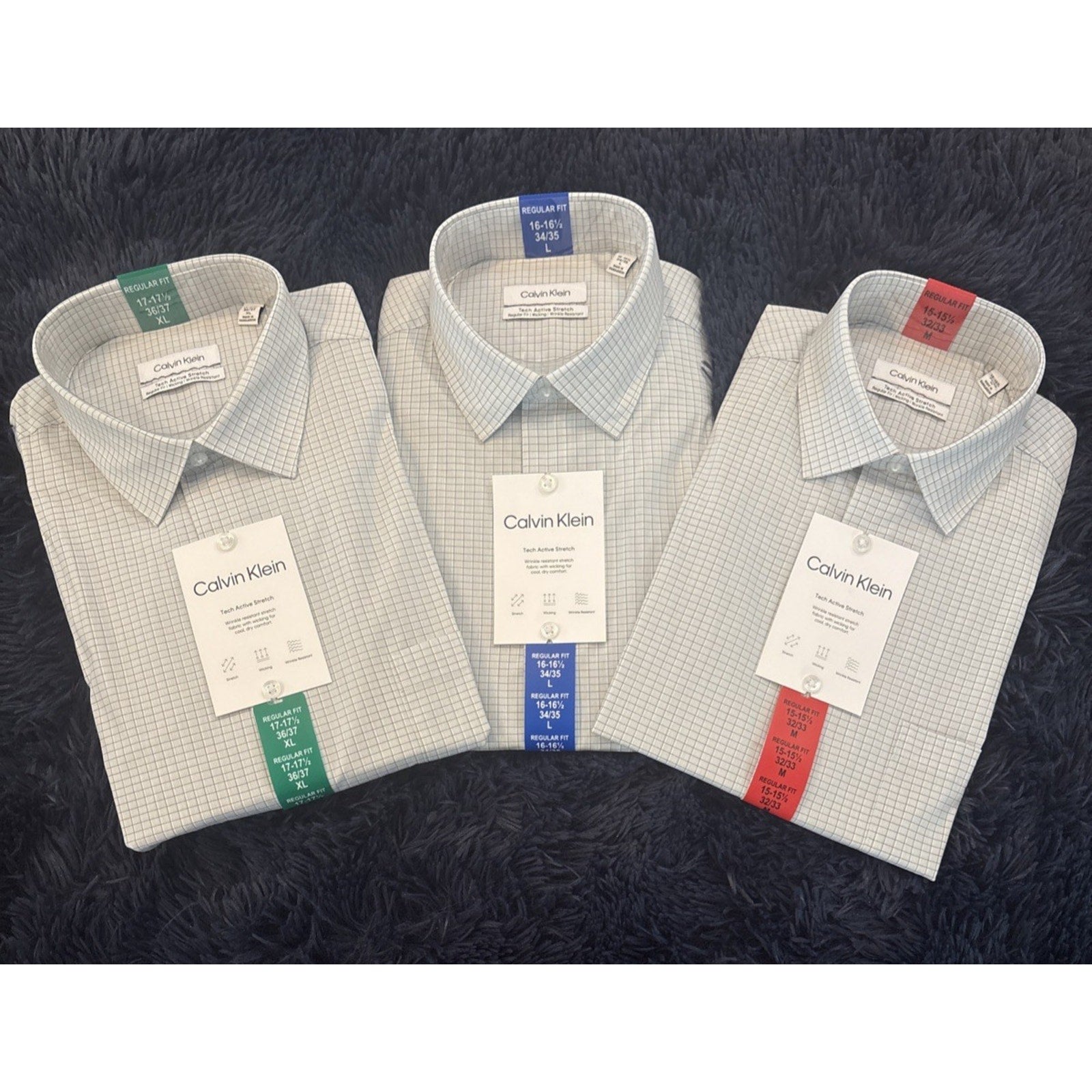 Calvin Klein Men’s Dress Shirts - New with Tags Regular Fit