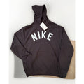 Nike Men's Black Pullover Hoodie Large NIKE Logo Kangaroo Pocket NWT