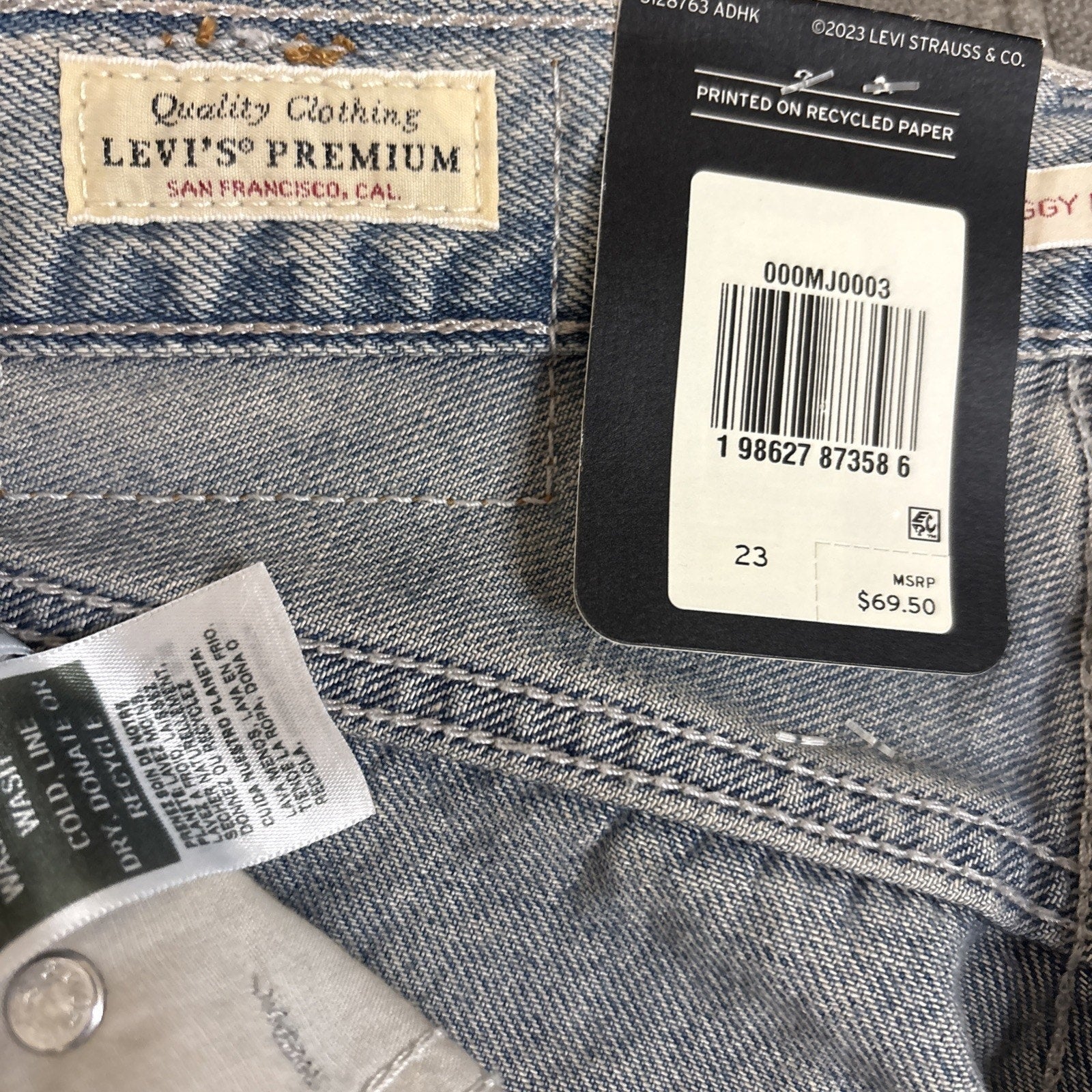 Levi's Women's Baggy Dad Jort Shorts - Size 23