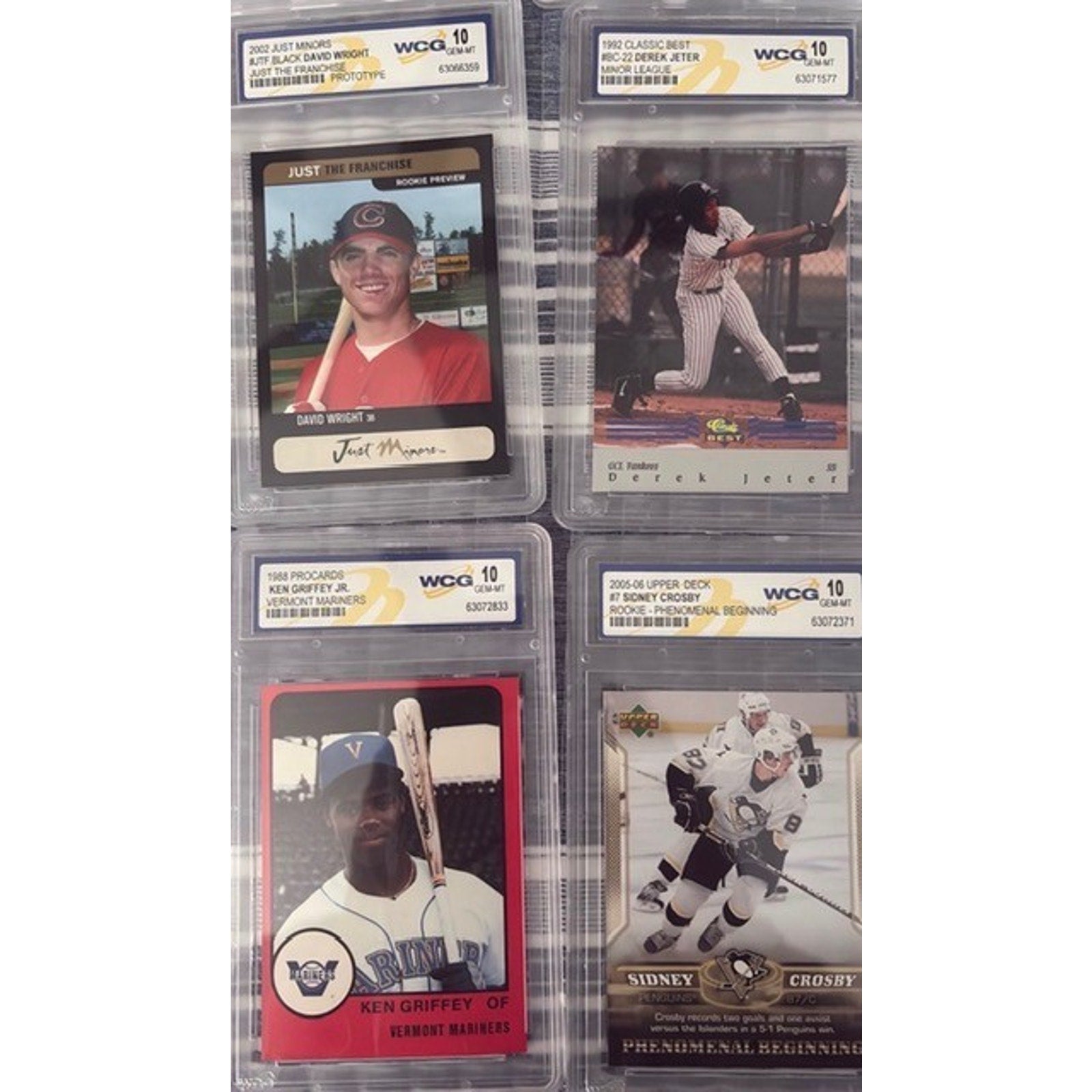 Rookie cards - Kobe, Magic, A-Rod, Jeter, Griffy Jr, Tim D. Jones, more