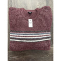 Express Men's Burgundy Crewneck Sweater Size Large