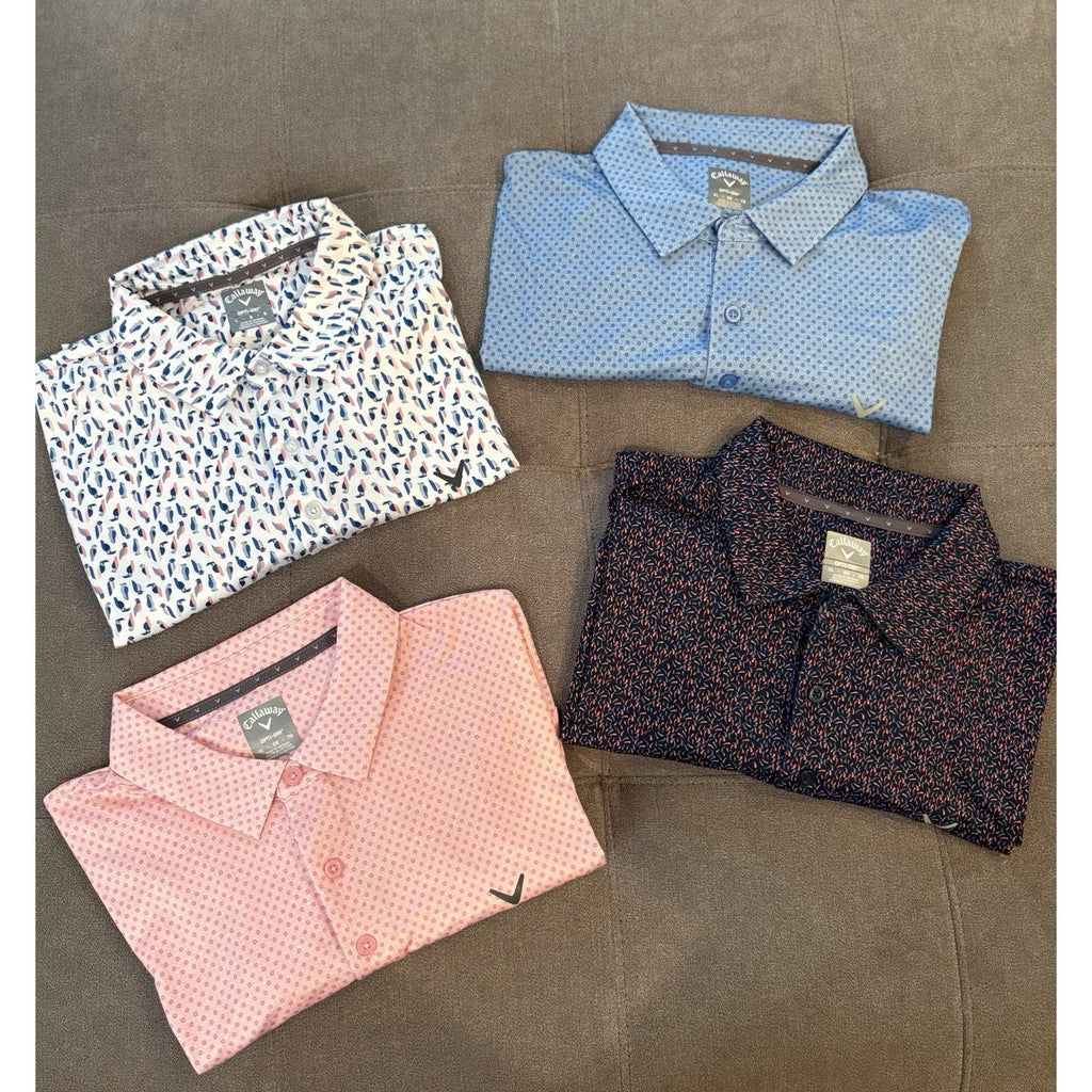 Callaway Men’s Golf Polo Dry Fit Shirts L/XL