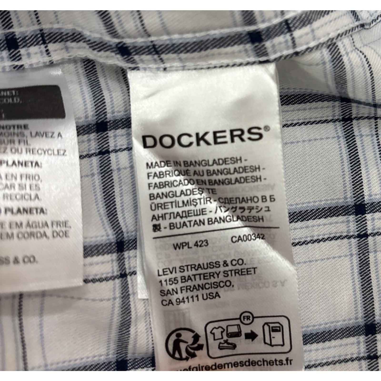 Dockers Men's Long Sleeve Collar Shirt (New with Tags) - XXL