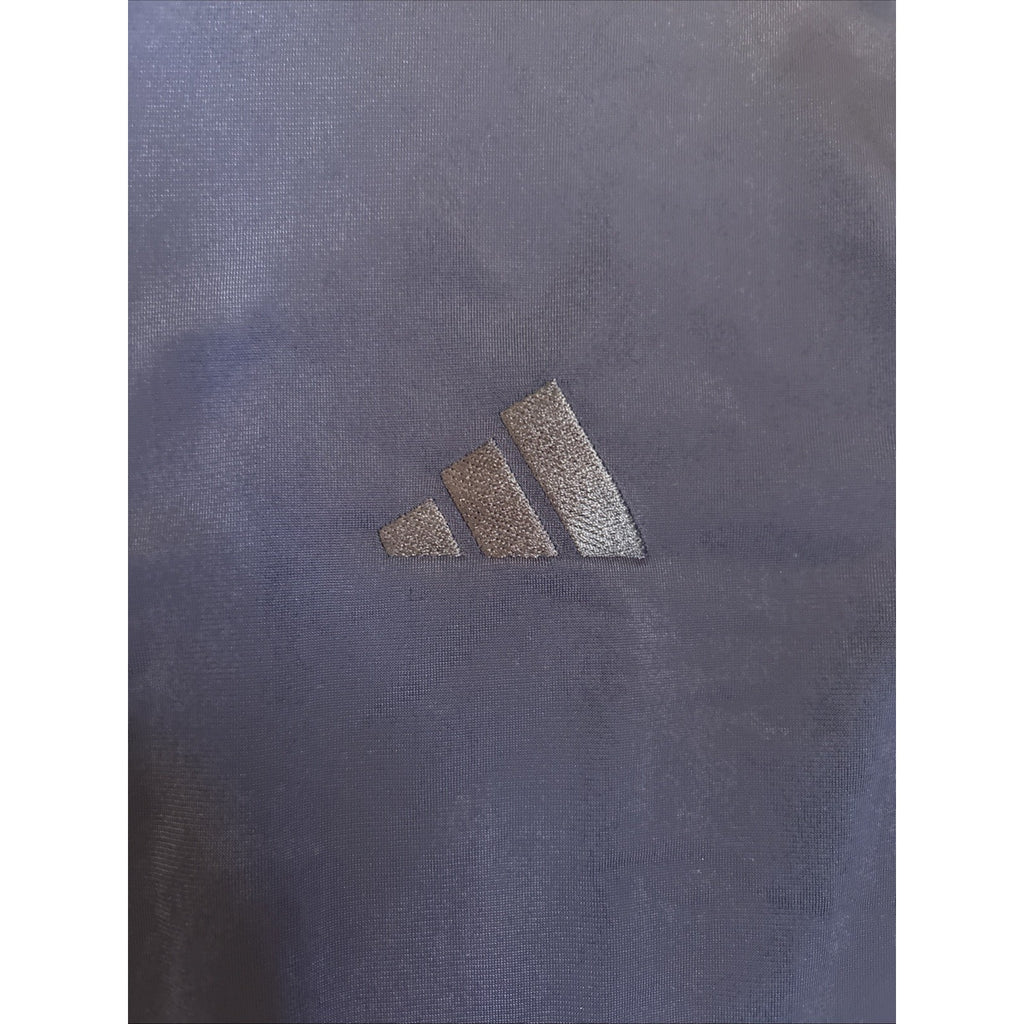 Adidas Men’s Light Navy-Blue Sweat Jacket - Large