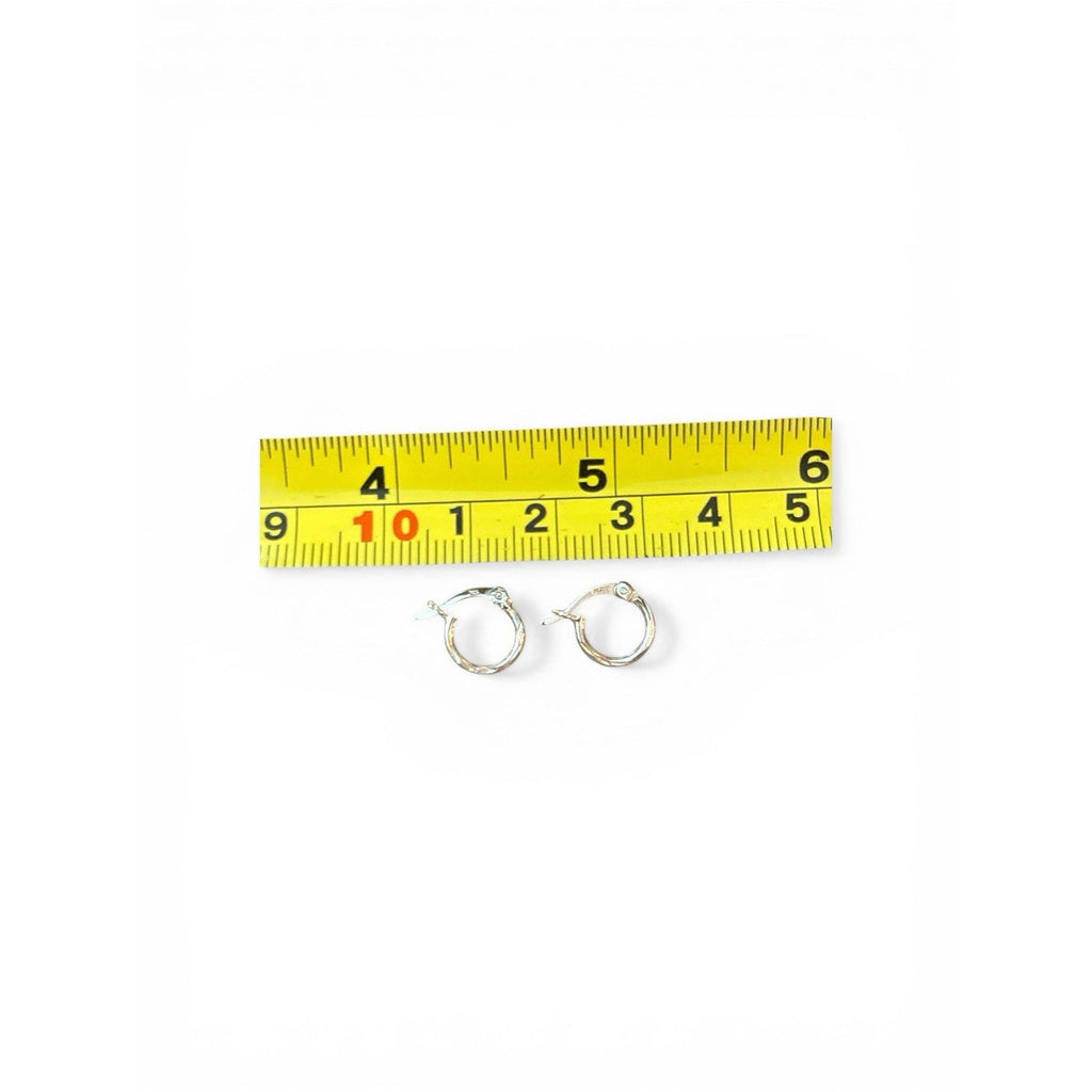 925 Sterling Silver Hoops Earrings Unisex