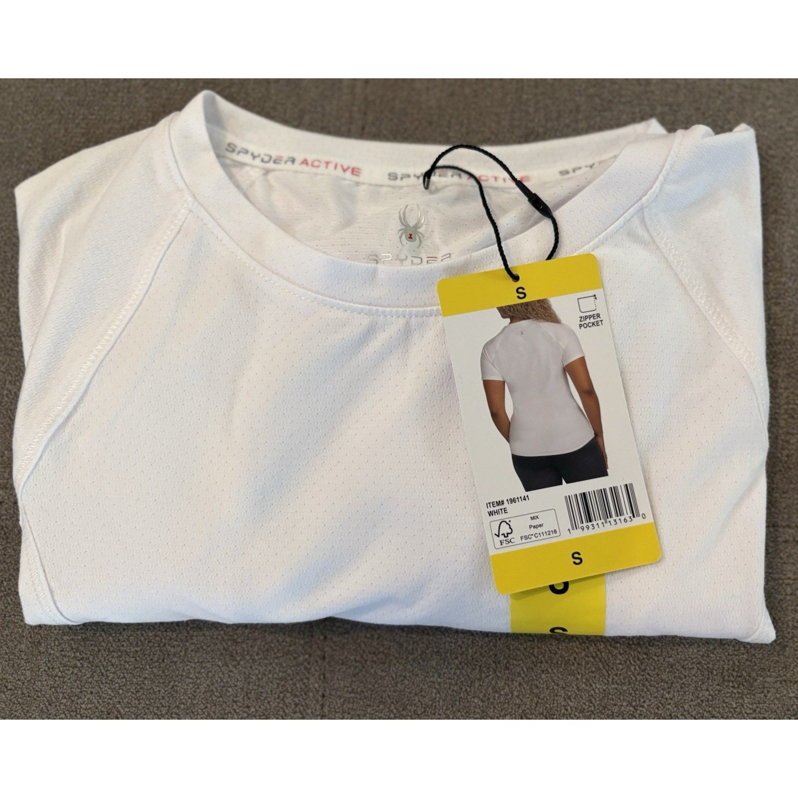 Spider Women Active Shirt with Pocket - NWT
