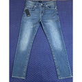 True Religion Men's Geno Big T Slim Fit Straight Blue Jeans Size 34x32 (NEW)