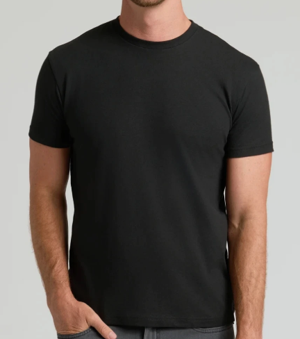 True Classic Men's Crew Neck T-Shirts – Assorted Colors | Medium & Large