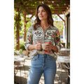 Rose and Olive Women’s Long Sleeve Blouse Size Large (NWT)