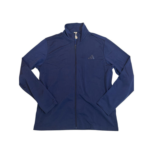 Adidas Men’s Light Navy-Blue Sweat Jacket - Large