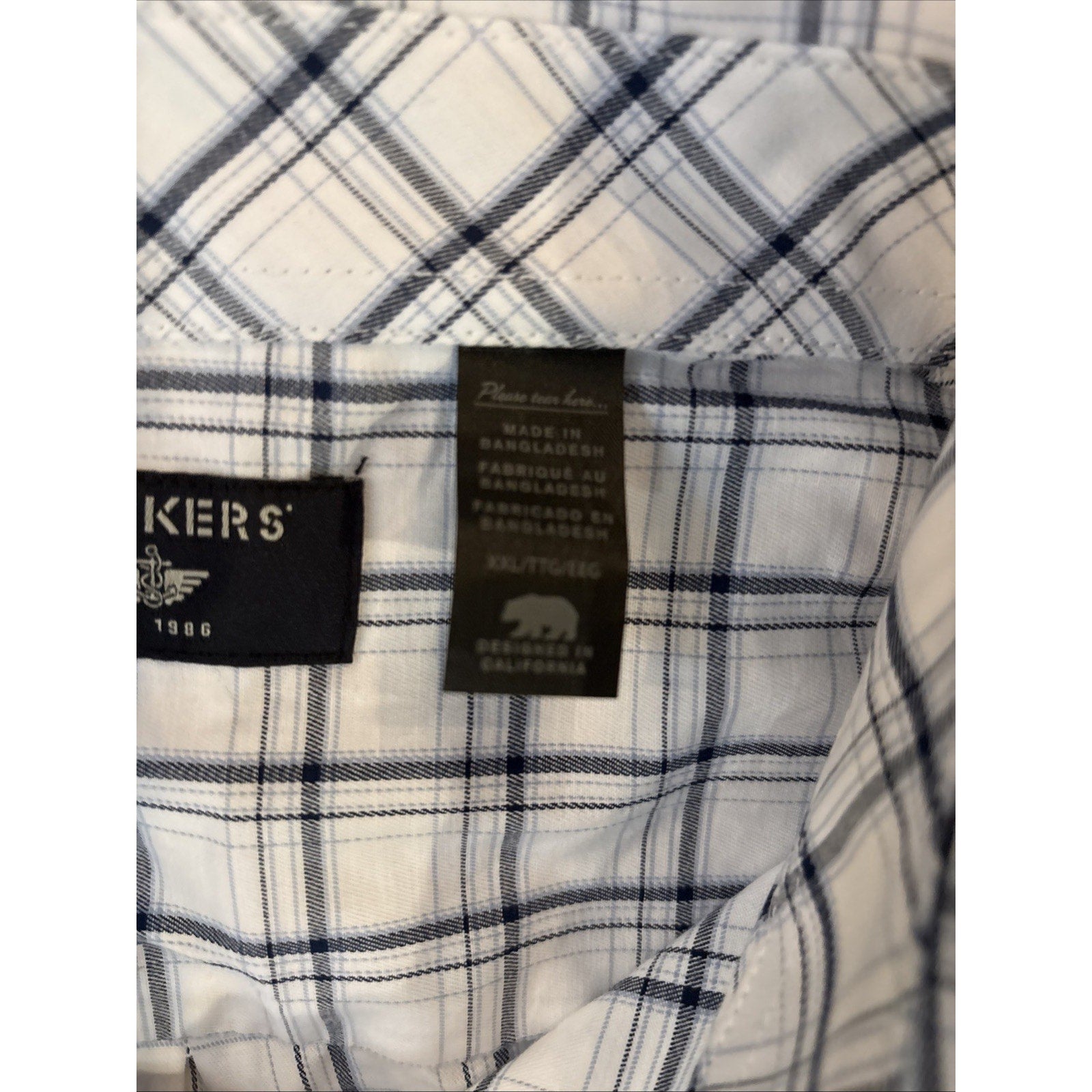 Dockers Men's Long Sleeve Collar Shirt (New with Tags) - XXL