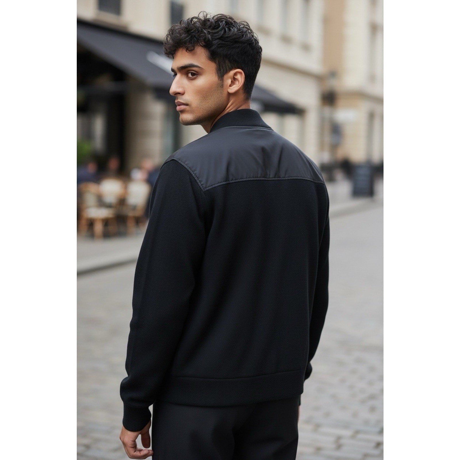 Infinity Linear Flex Men’s Black Jacket - Medium