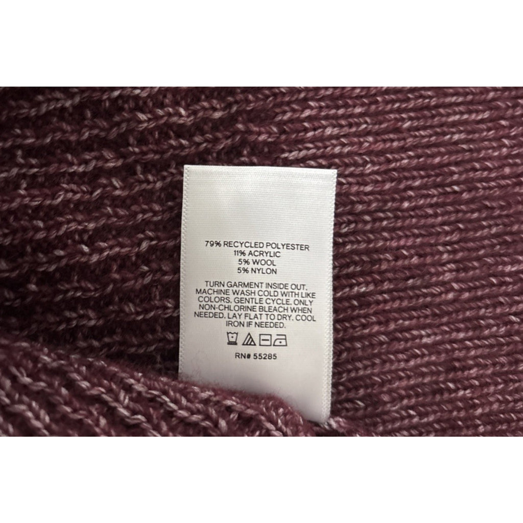 Express Men's Burgundy Crewneck Sweater Size Large