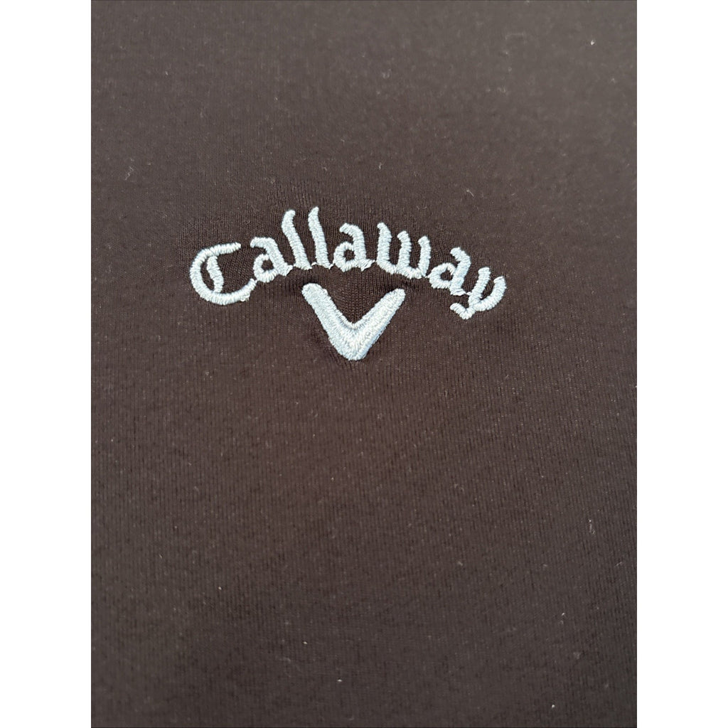 Callaway Opti-Dri Water Repellent 1/4 Zip Golf Pullover Mens X-Large NWT Black