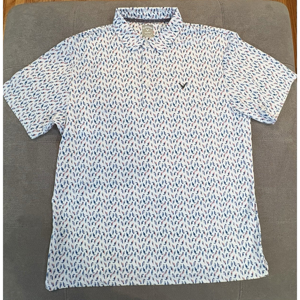 Callaway Men’s Golf Polo Dry Fit Shirts L/XL
