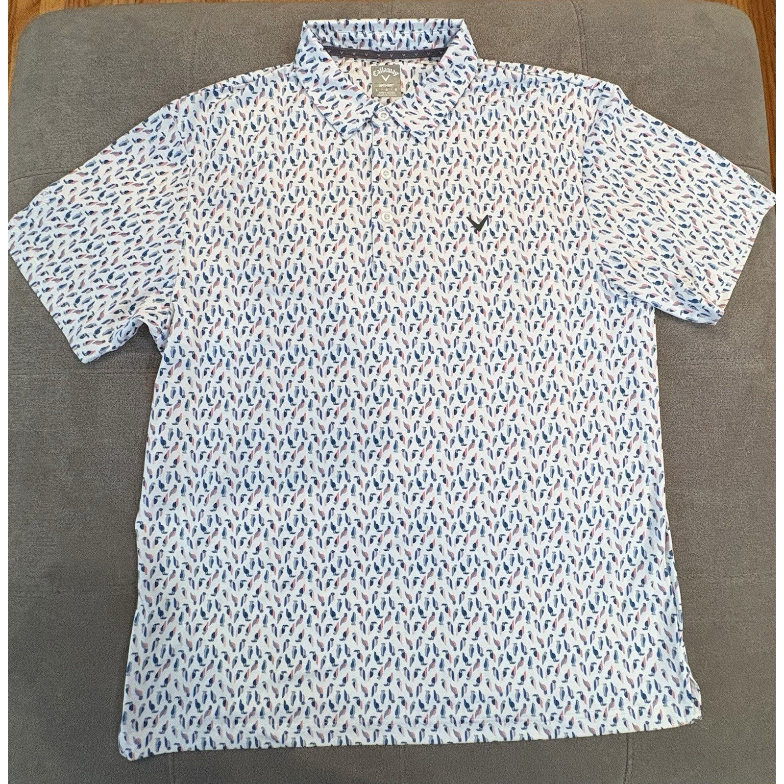 Callaway Men’s Golf Polo Dry Fit Shirts L/XL