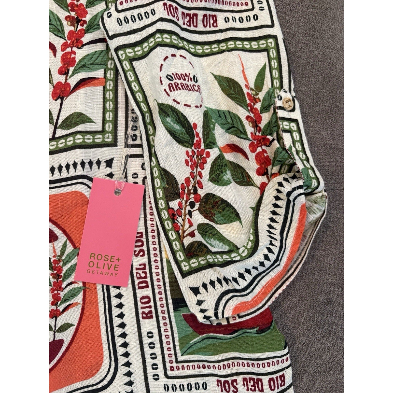Rose and Olive Women’s Long Sleeve Blouse Size Large (NWT)