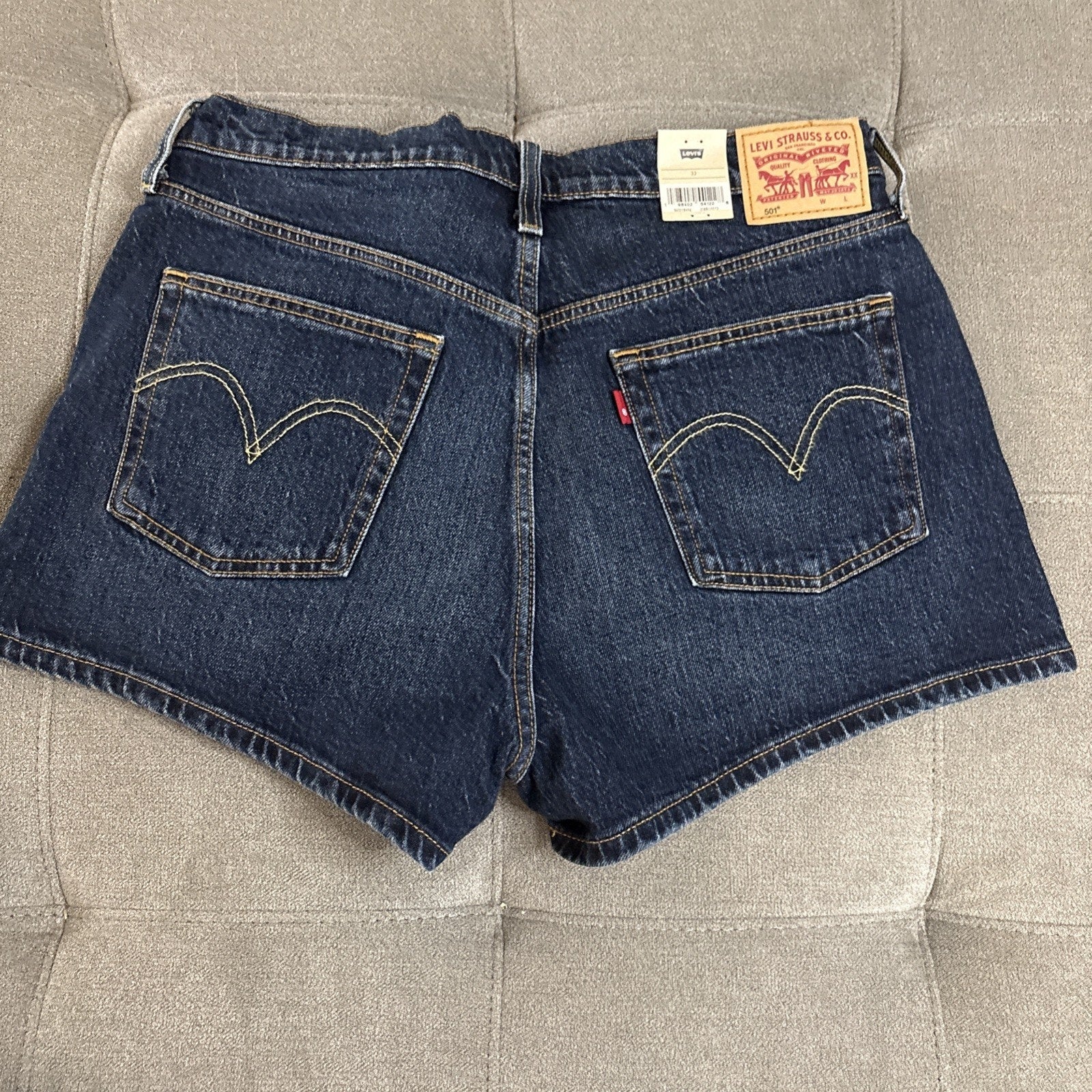 Levi's 501 Women's Shorts Distressed Button Fly Different Sizes (New With tags)