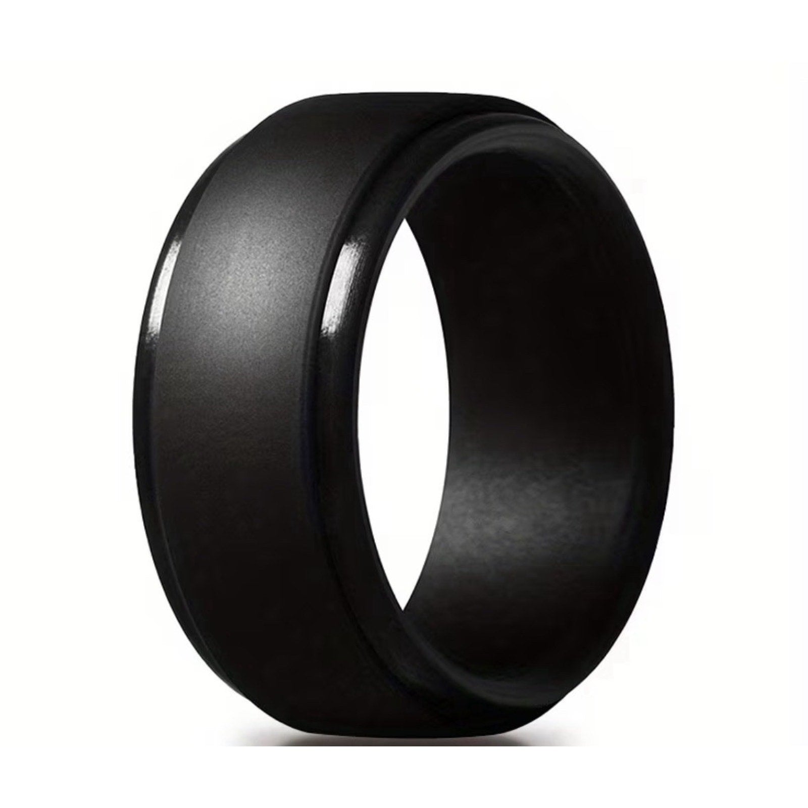 Men's Silicone Ring - Outdoor Sport Arc Ring