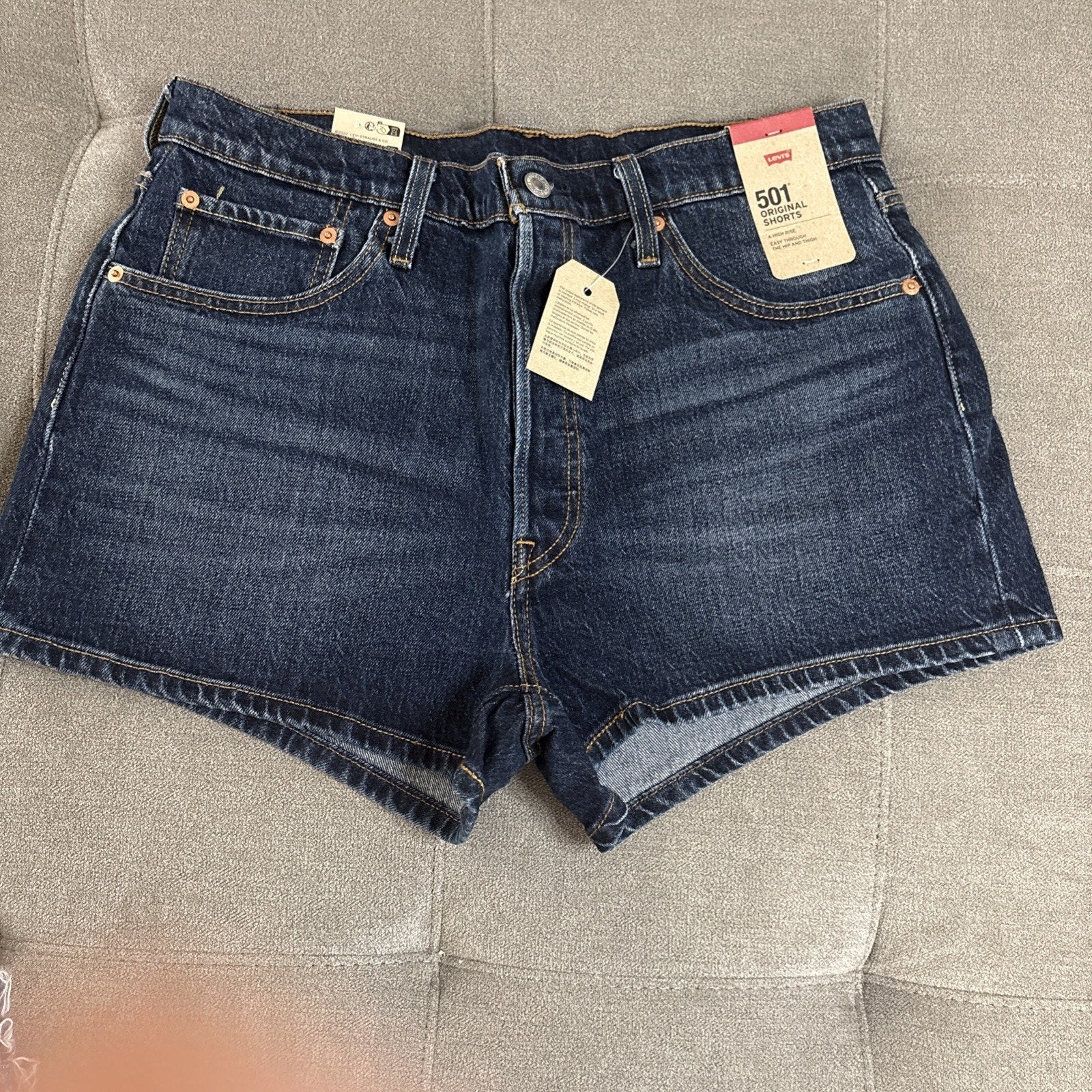 Levi's 501 Women's Shorts Distressed Button Fly Different Sizes (New With tags)