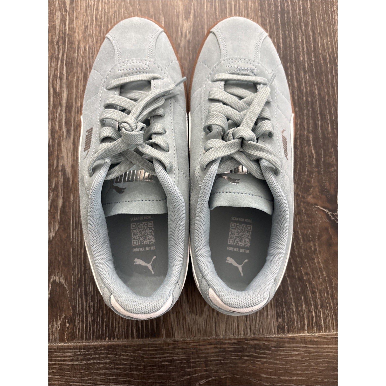 PUMA Women's Fenty x Puma Creeper Phatty Earth Tone Pack - Green Fog Size 8