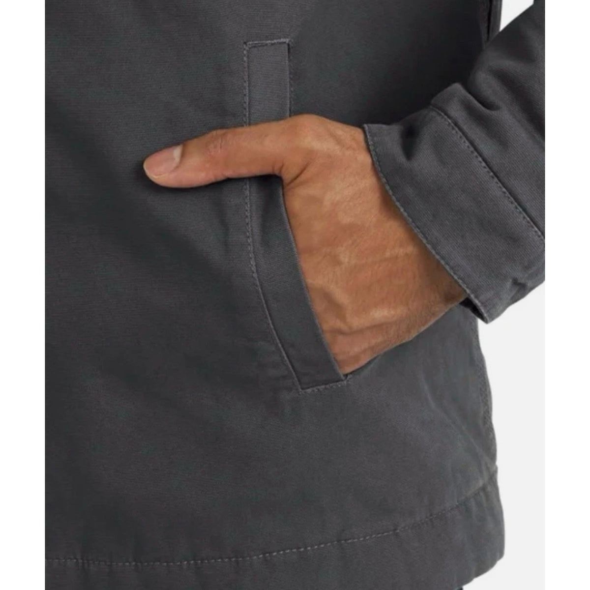 Wrangler Men's Canvas Jacket Gray Size L (New with Tags)
