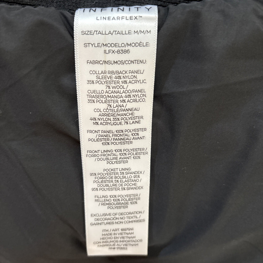Infinity Linear Flex Men’s Black Jacket - Medium