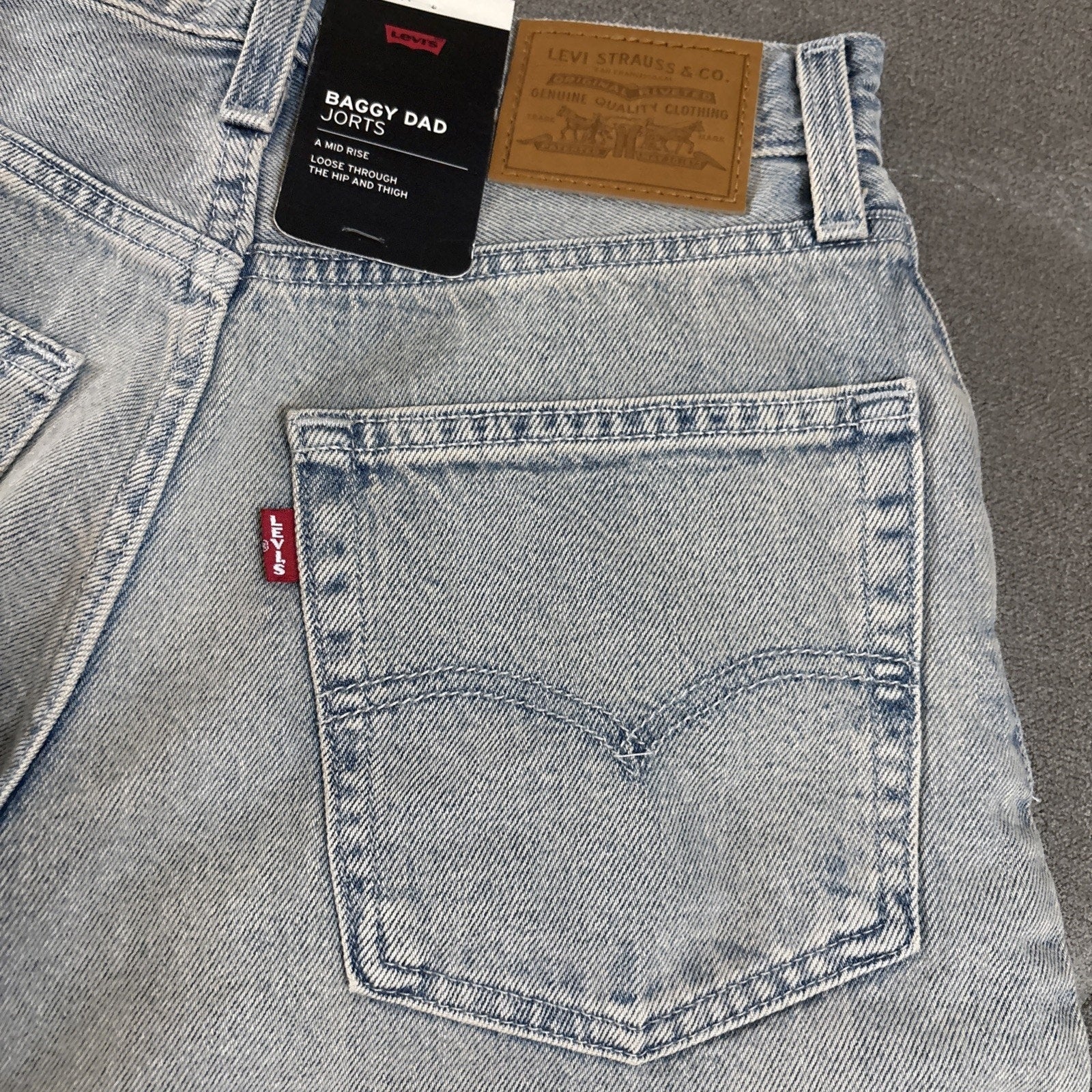 Levi's Women's Baggy Dad Jort Shorts - Size 23