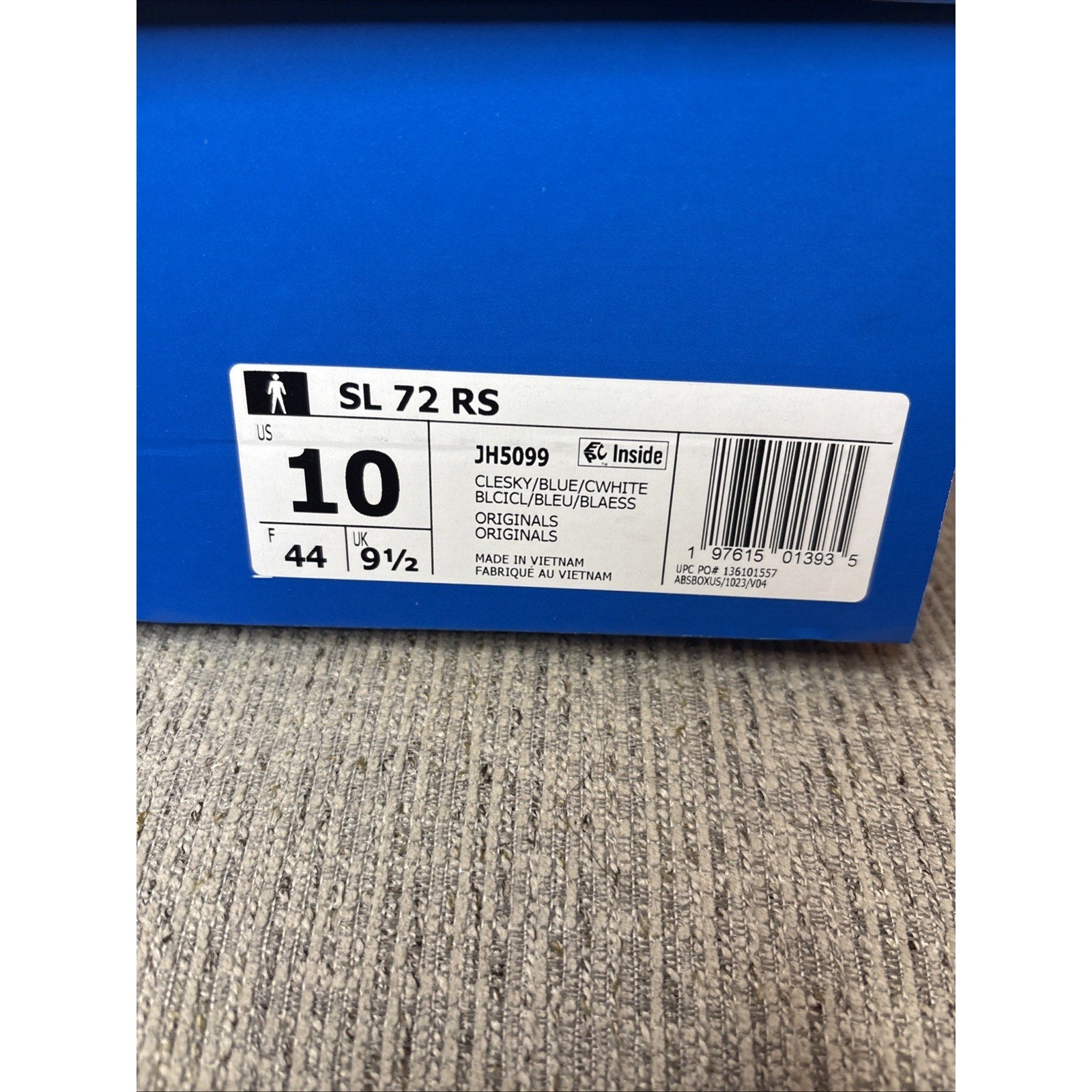 Adidas SL72 RS Sky Blue Scarlet Size 10 Men - Argentina Colors World Cup