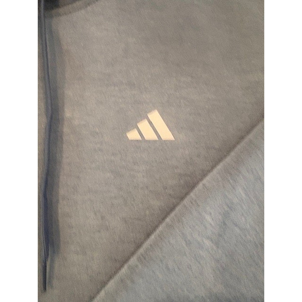 Adidas Men’s Essential Fleece Pullover Hoodie Light Blue NWT Athletic Medium