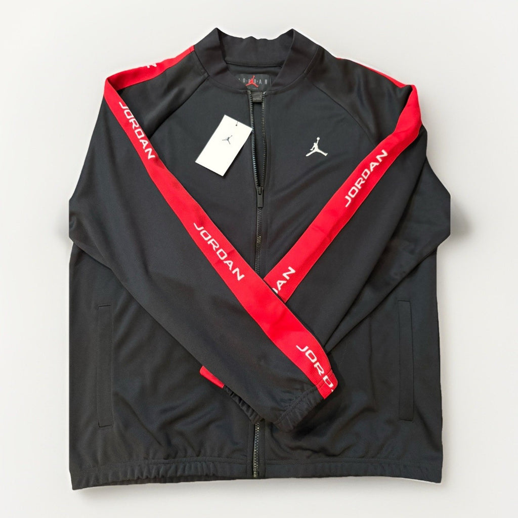Nike Air Jordan Jumpman Full Zip Track Jacket Black Red Men's NWT
