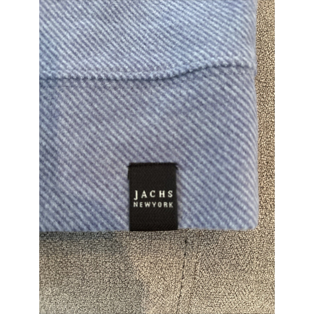 JACHS New York Hoodie Textured Knit Pullover Sweatshirt Men's M Blue Casual Soft