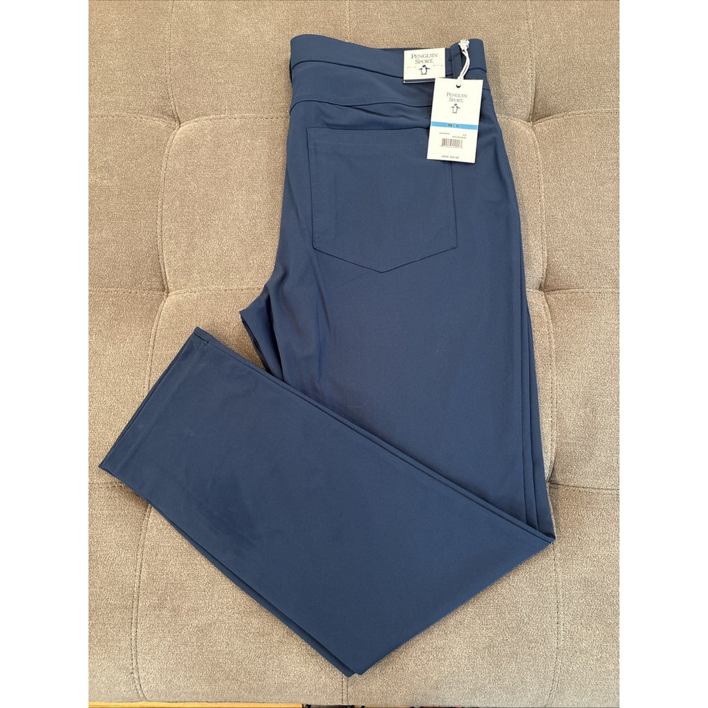 Penguin Sport Joggers-Blue NWT Men's Size Medium 36W x 32L