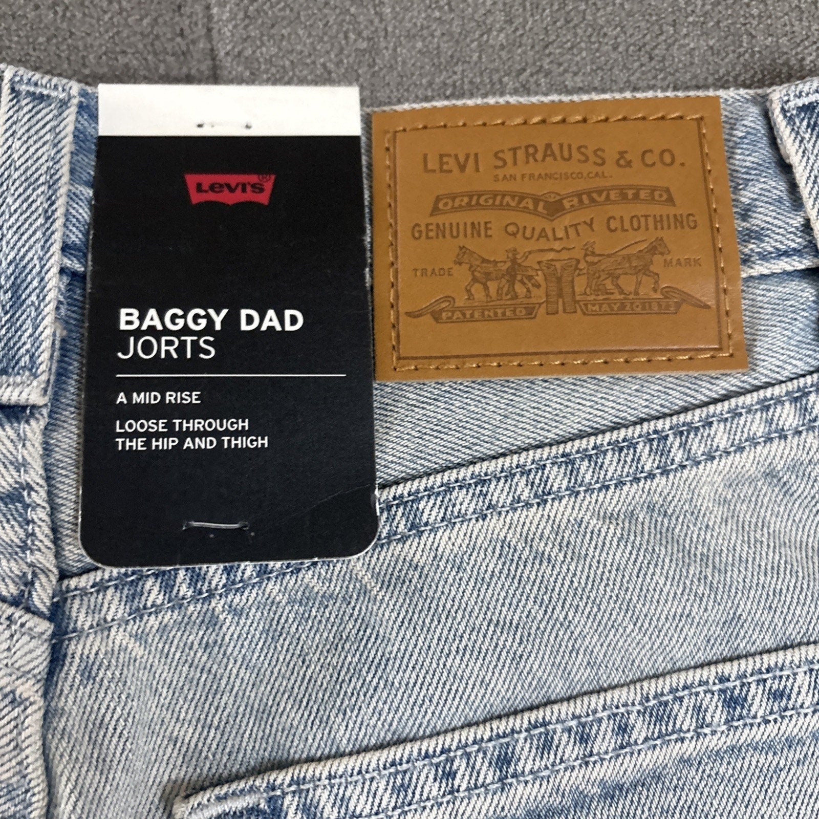Levi's Women's Baggy Dad Jort Shorts - Size 23