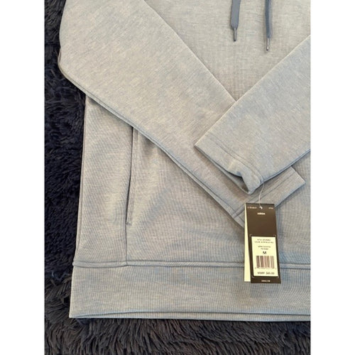 Adidas Men’s Essential Fleece Pullover Hoodie Light Blue NWT Athletic Medium